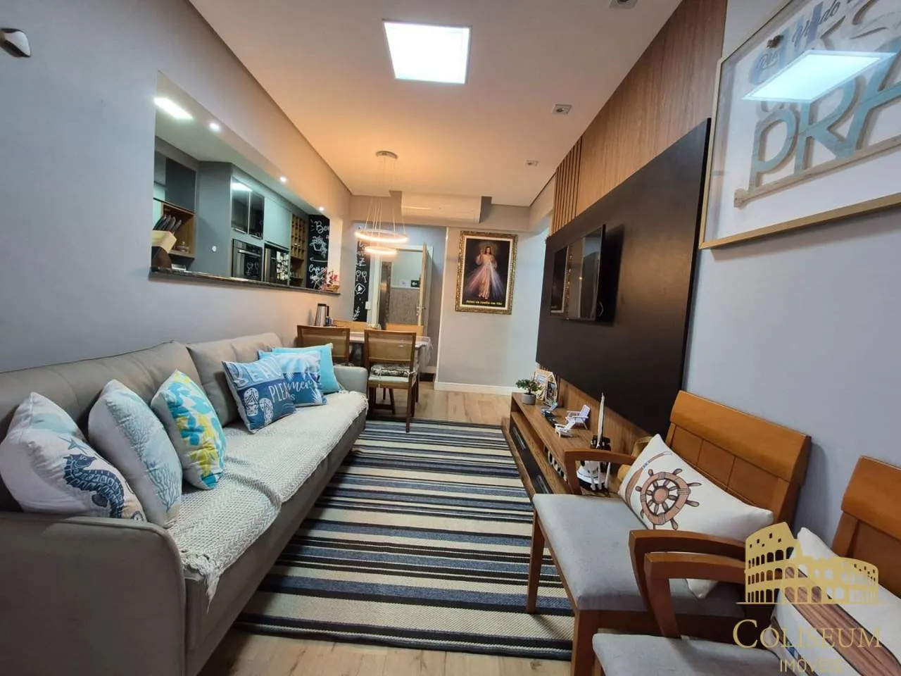 Imagem Apartamento com 2 dormitórios à venda, 62 m² por R$ 480.000,00 - Vila Assunção - Praia Grande/SP