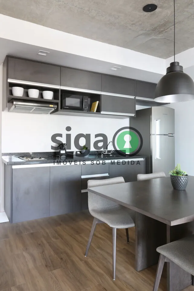 Imagem APATAMENTO MOBILIADO PARA VENDA NO BROOKLIN COM 1 DORMITORIO