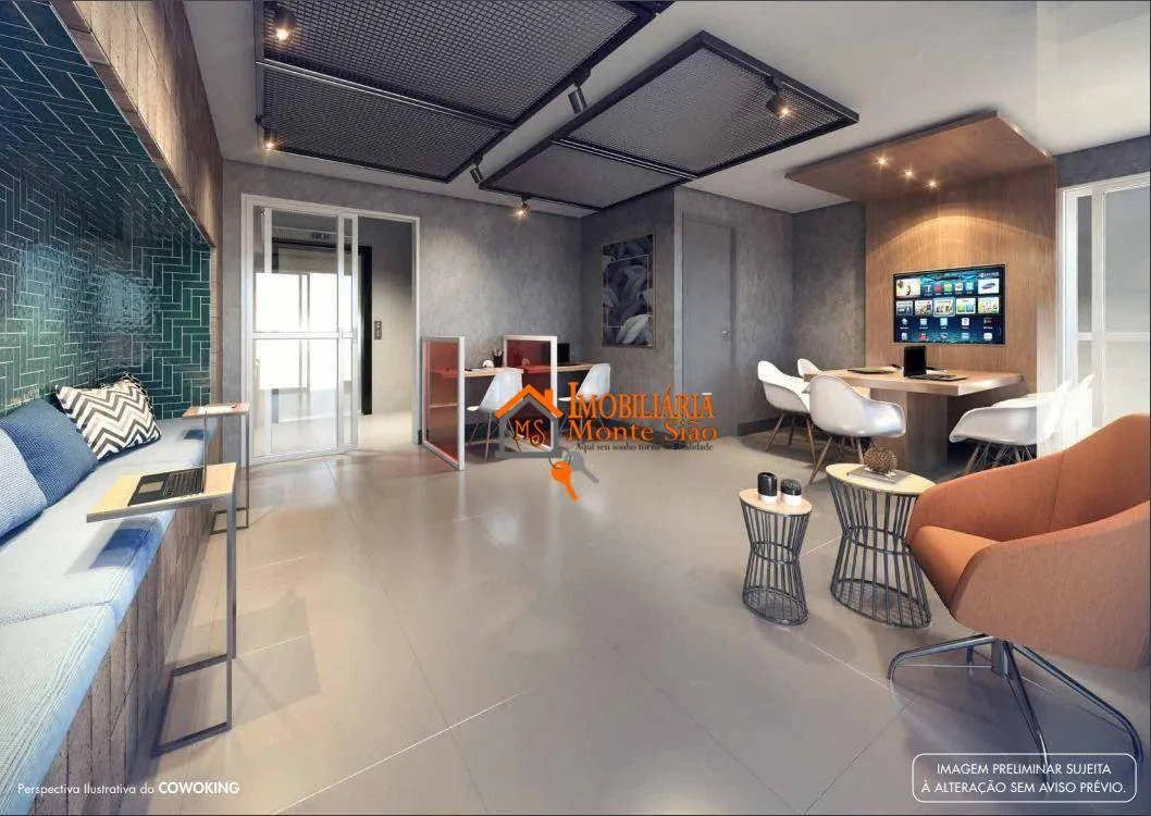 Imagem Apartamento com 2 dormitórios à venda, 47 m² por R$ 540.610,00 - Picanco - Guarulhos/SP