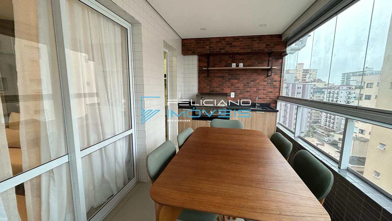 Imagem Apartamento com 2 quartos, Guilhermina, Praia Grande - R$ 772 mil, Cod: 7375
