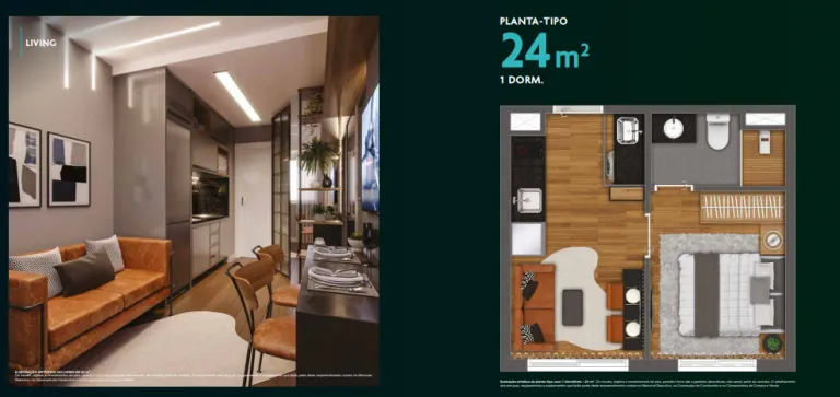 Imagem Apartamento com 1 Quarto à Venda, 28 m² em Pinheiros - São Paulo