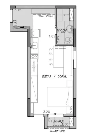 Imagem Apartamento com 32m² no Campo Belo encontre o maior estoque Cyrela na Zona Sul! Explore em www.fmsimoveis.com.br