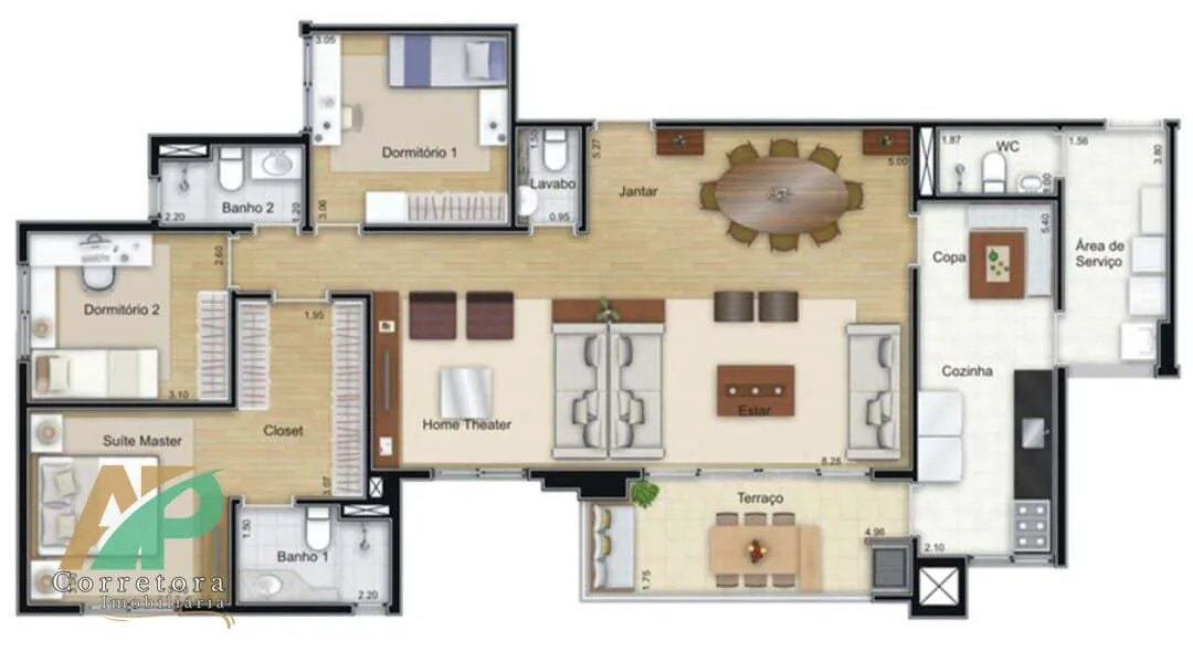 Foto do imóvel: Ecos Natureza Clube - Raridade no Ecos Natureza Club | 126m², 4 Dorms, Varanda Gourmet e 2 Vagas
