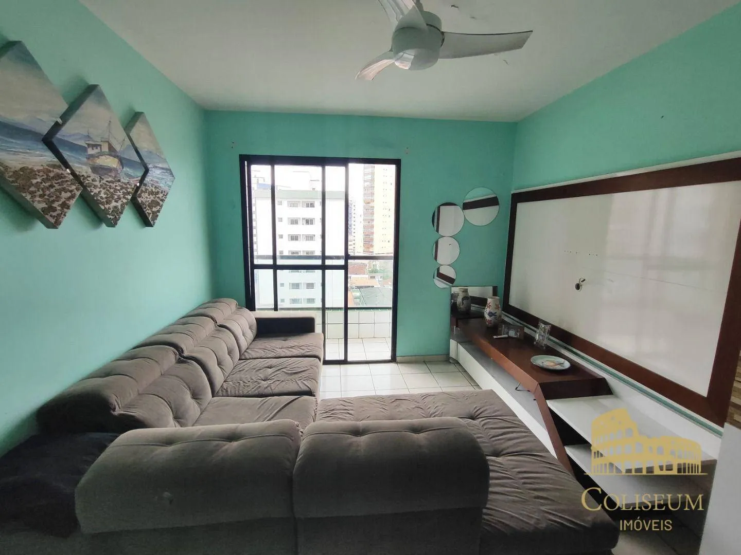 Imagem Apartamento com 1 dormitório à venda, 50 m² por R$ 290.000,00 - Vila Assunção - Praia Grande/SP