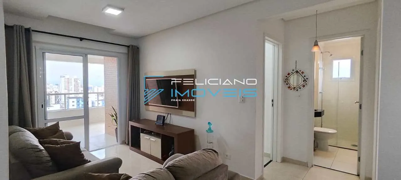 Imagem Apartamento com 2 quartos, Aviação, Praia Grande - R$ 625 mil, Cod: 6830