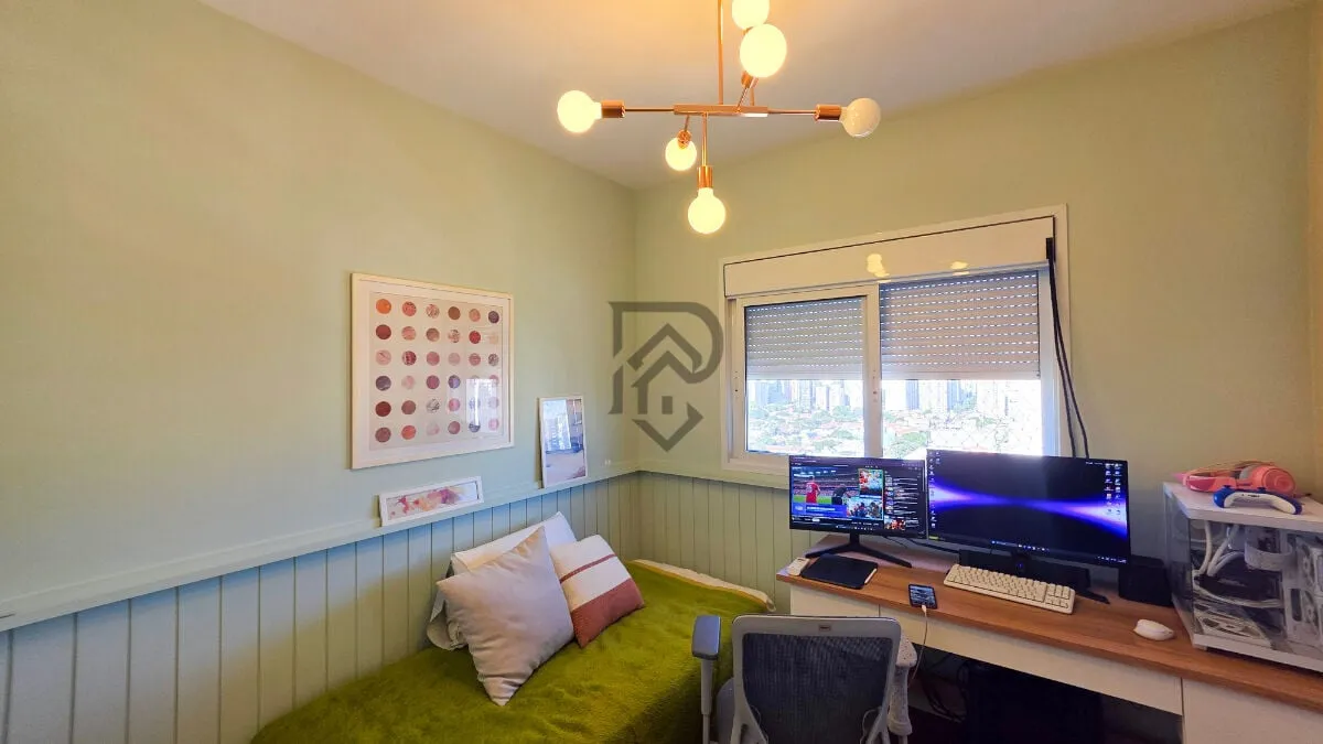 Imagem Apartamento brooklin andar alto vista livre