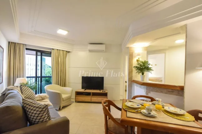 Imagem Flat disponível para locação no Golden Tower Residence, com 42,22m², 1 dormitório e 1 vaga