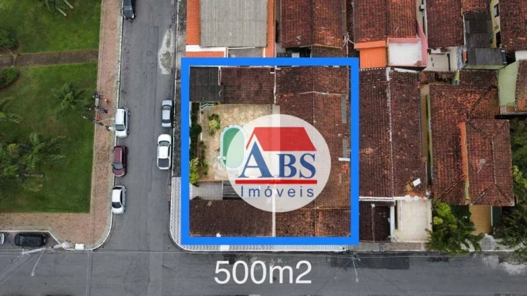 Terreno de 500 m² por R$ 1.250.000 - Maracanã - Praia Grande/SP