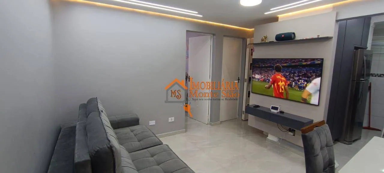 Imagem Apartamento com 2 dormitórios à venda, 48 m² por R$ 320.000,00 - Jardim Valéria - Guarulhos/SP