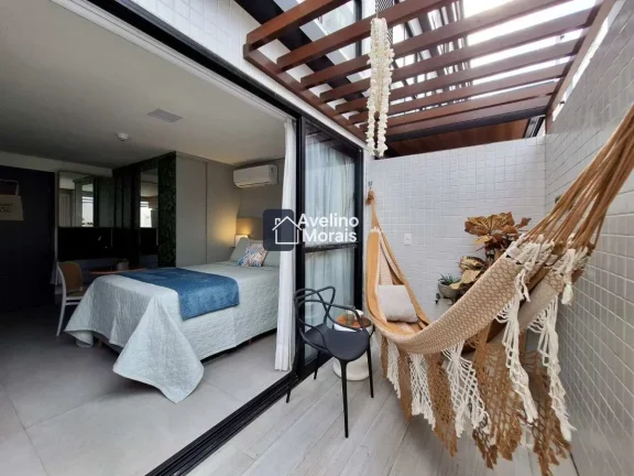 Imagem Flat à venda, no Get By Side em João Pessoa, Jardim Oceania, com 1 quarto, 24,68m2