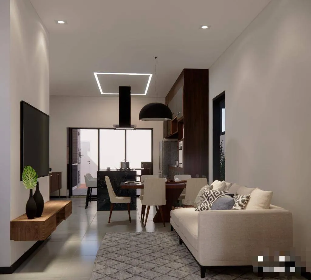 Imagem Casa Recém Construída Localizada no Condomínio Nova Jaguari!