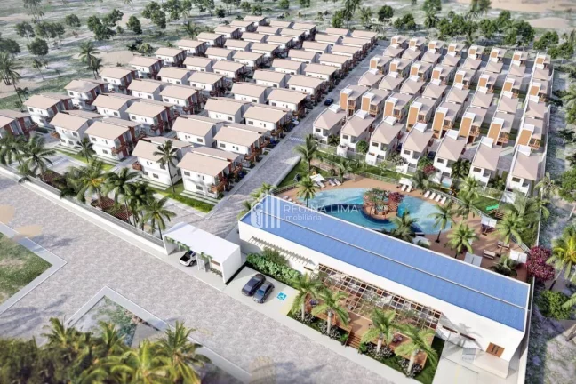 Imagem Casa duplex em condomínio fechado, 3 dormitórios à venda por R$ 333.930,90 - Condomínio MARAMAR BEACH HOUSE - Vista do Atlântico - Luís Correia/PI