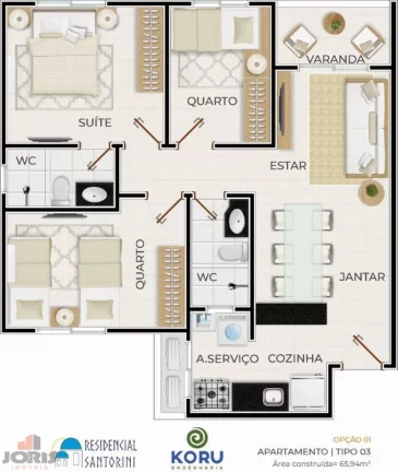 Imagem Apartamento a Venda no bairro Padre Romualdo - Caucaia, CE