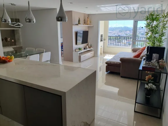 Imagem Apartamento de Alto Padrão em Jundiaí-SP, Jardim Messina 3 quartos, 1 suíte, 1 sala, 3 banheiros, 2 vagas de garagem - 113m².