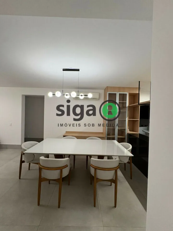 Imagem Apartamento de 128m² com 3 Dormitórios, 2 Vagas e Estrutura Completa.