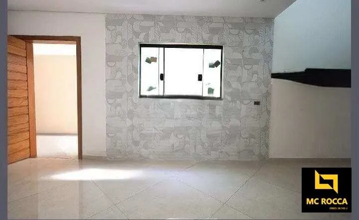 Imagem Sobrado Bairro Campestre Santo André - 3 Suítes - 2 vagas garagem