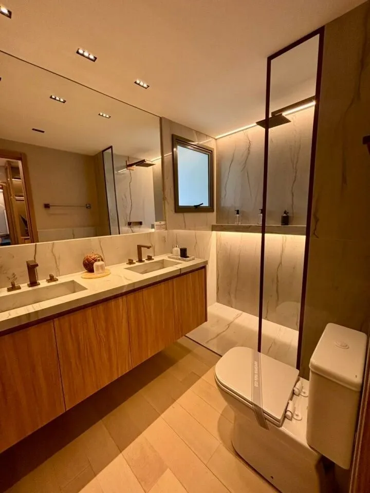 Imagem Apartamento de 114m², 2 suítes, 2 vagas determinadas, Gerador FULL