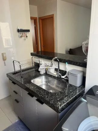 Imagem Apartamento de 2 dormitórios com móveis planejados no Condomínio Parque Austral, bairro Loteamento Reserva Ushuaia - Uberaba