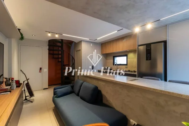 Imagem Flat disponível para venda no Place Vendome Flat Service em Moema, com 58m², 2 dormitórios e 1 vaga