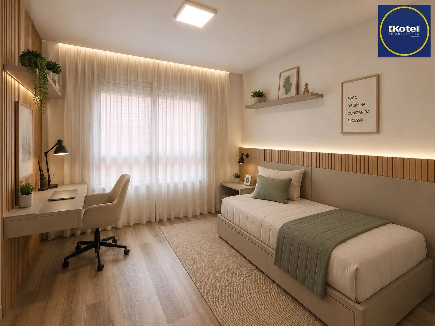 Imagem Apartamento de 2 quartos, suíte e 1 vaga de garagem no bairro Bom Fim em POA