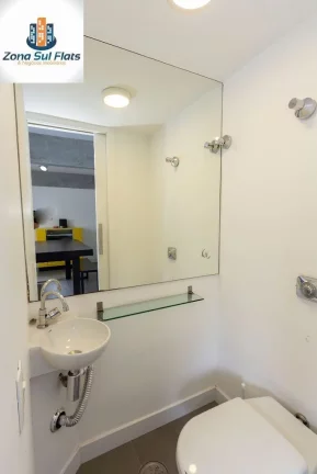 Imagem Apartamento Para Alugar No Itaim Bibi Com 2 Suítes e 1 Vaga - Mobiliado