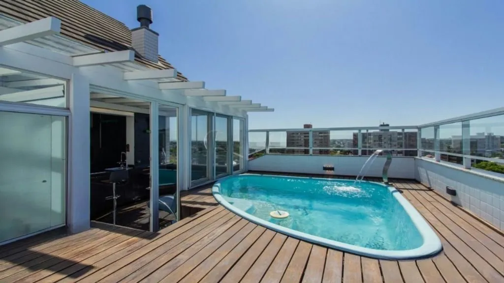 Imagem Cobertura mobiliada com piscina e vista 360° no Jardim Planalto - POA