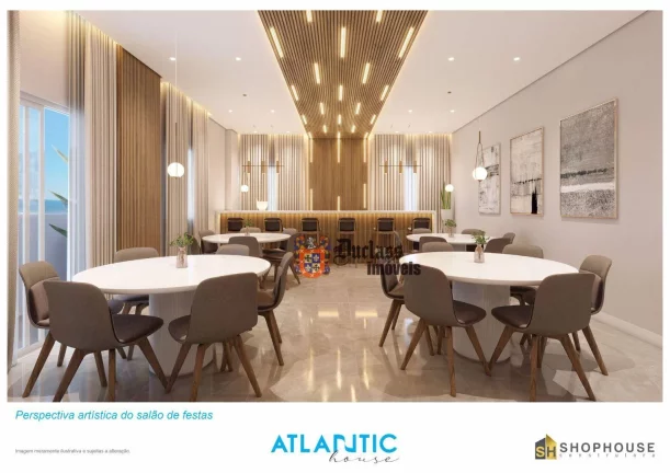 Imagem Apartamento à venda, 75,79 m² por R$ 569.000 - Maracanã - Praia Grande/SP