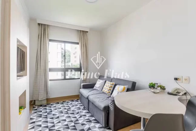 Imagem Flat disponível para venda no Mercure São Paulo Pinheiros Hotel, com 28m², 1 dormitório e 1 vaga