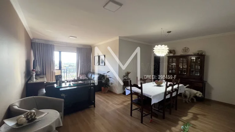 Imagem Apartamento Locação Mobiliado 3 Quartos 1 Suíte 134m² - Jardim Aquárius