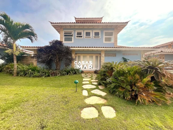 Imagem Residência de luxo à beira-mar em condomínio exclusivo na Praia Rasa, Armação dos Búzios-RJ: 3 suítes, 3 salas, 6 vagas.