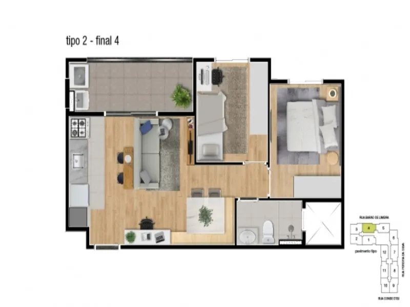 Imagem Apartamento à venda com 2 quartos em Vila Pires Santo André SP, minha casa minha vida, Way Aramaçan Santo André