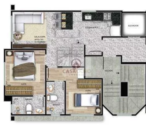 Imagem Cobertura com 2 quartos à venda, 100 m² - Lourdes - Belo Horizonte/MG