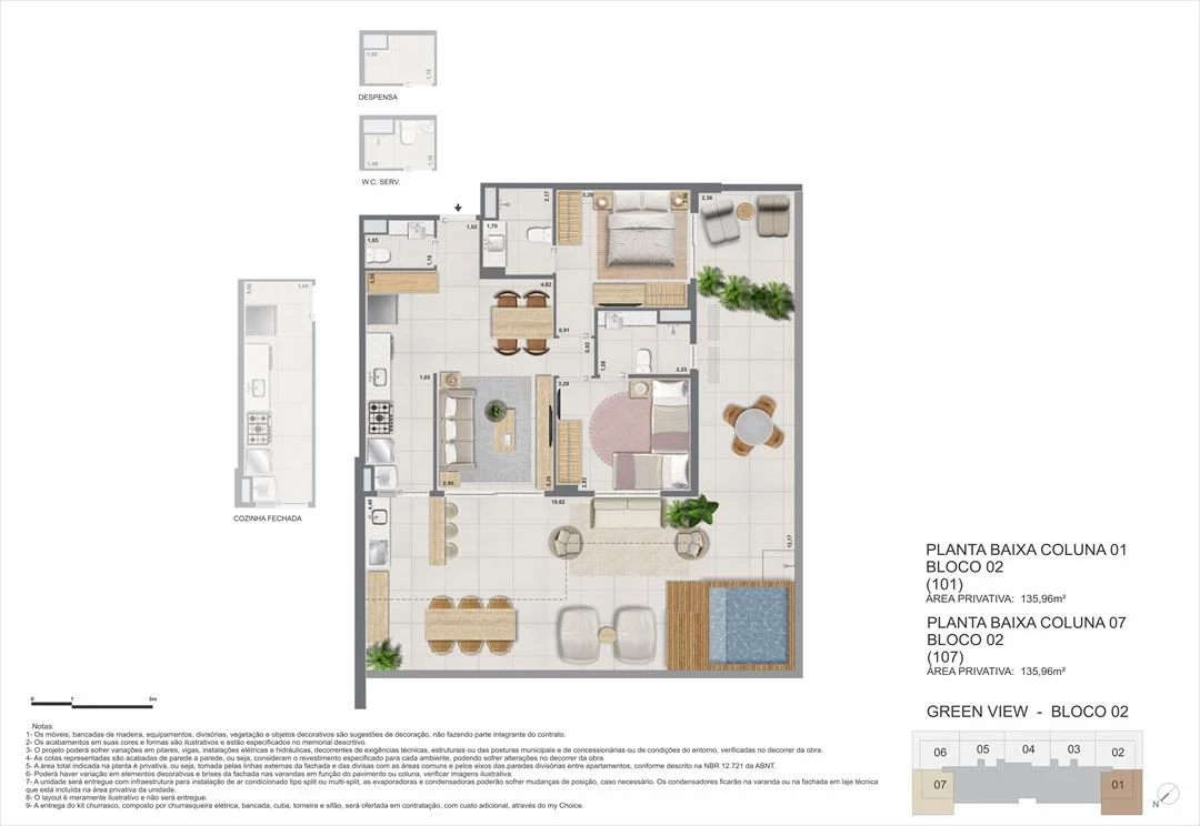 Foto do imóvel: Apartamento com 2 Quartos à Venda, 67 m² em Barra da Tijuca - Rio de Janeiro
