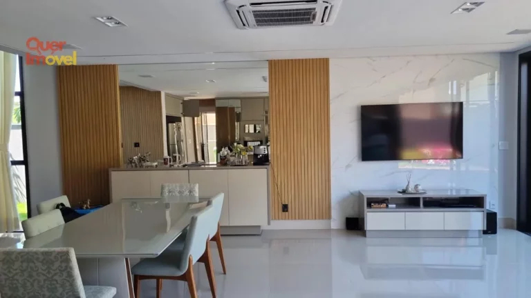 Imagem Residência de alto padrão em condomínio Alphaville, zona sul de Ribeirão Preto-SP, 3 suítes, 305m², 4 vagas - Quer Imóvel.