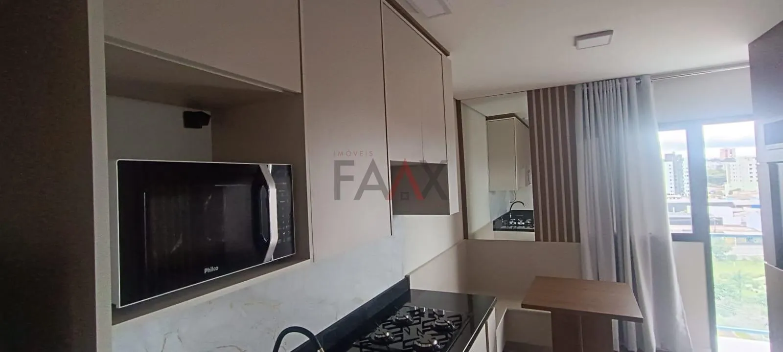 Imagem Studio 28m Mobiliado para Locação com Piscina, Academia e Garagem