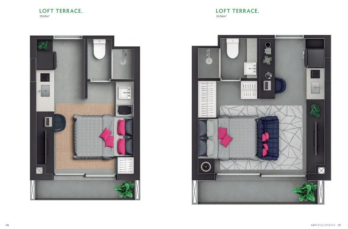 Imagem Loft com 24m² , para investir ou morar, entregue 100% mobiliado e gestado pela Housi, com infraestrutura completa.