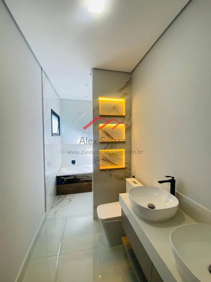 Imagem Casa em Condomínio para Venda em Hortolândia, Parque Olívio Franceschini, 3 dormitórios, 3 suítes, 4 banheiros, 4 vagas