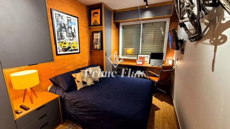 Imagem Flat disponível para venda no Condomínio Moema Top Life, com 33m², 1 dormitório e 1 vaga de garagem