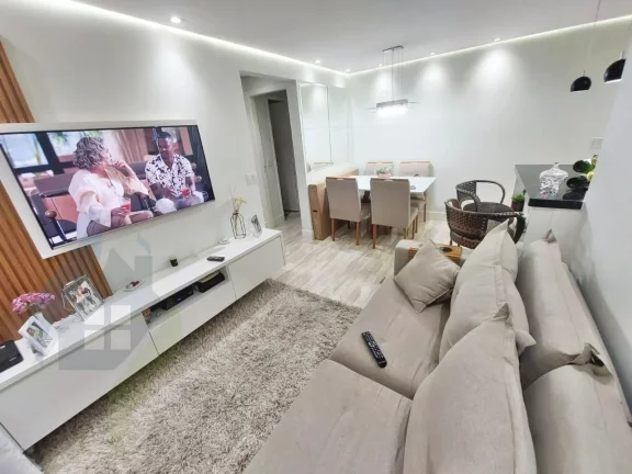 Imagem Apartamento de 2 dormitórios sendo 1 suíte, 2 banheiros, 1 vaga, com 60m² em Rudge Ramos, São Bernardo do Campo