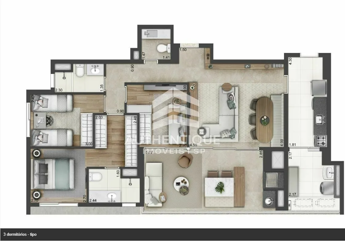 Imagem STELLA CAMPO BELO - Apartamento à venda no bairro Campo Belo - São Paulo/SP, Zona Sul