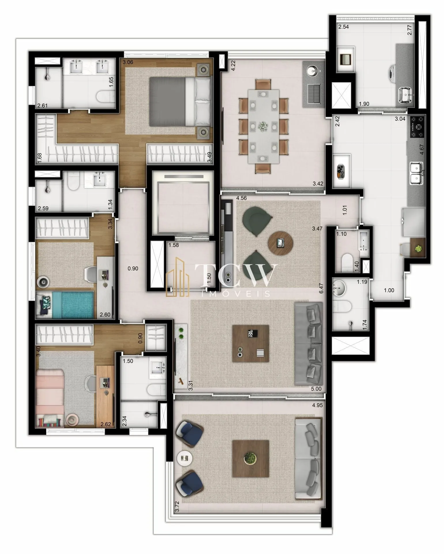 Imagem Apartamento para venda no Vila Clementino - Arte Arquitetura - Tcw Imóveis