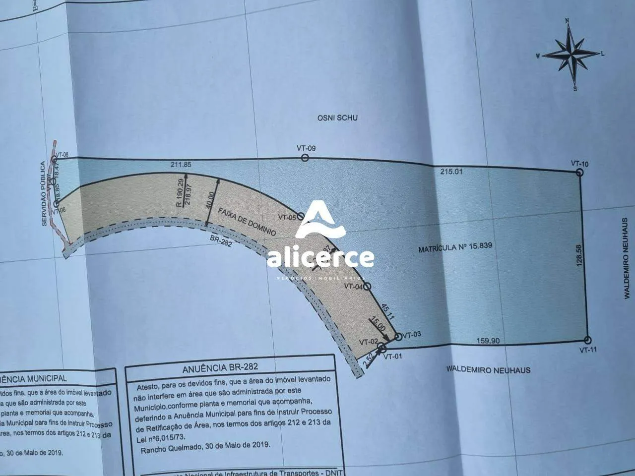 Imagem Terreno à venda com , 30.000m² em Vargedo Rancho Queimado