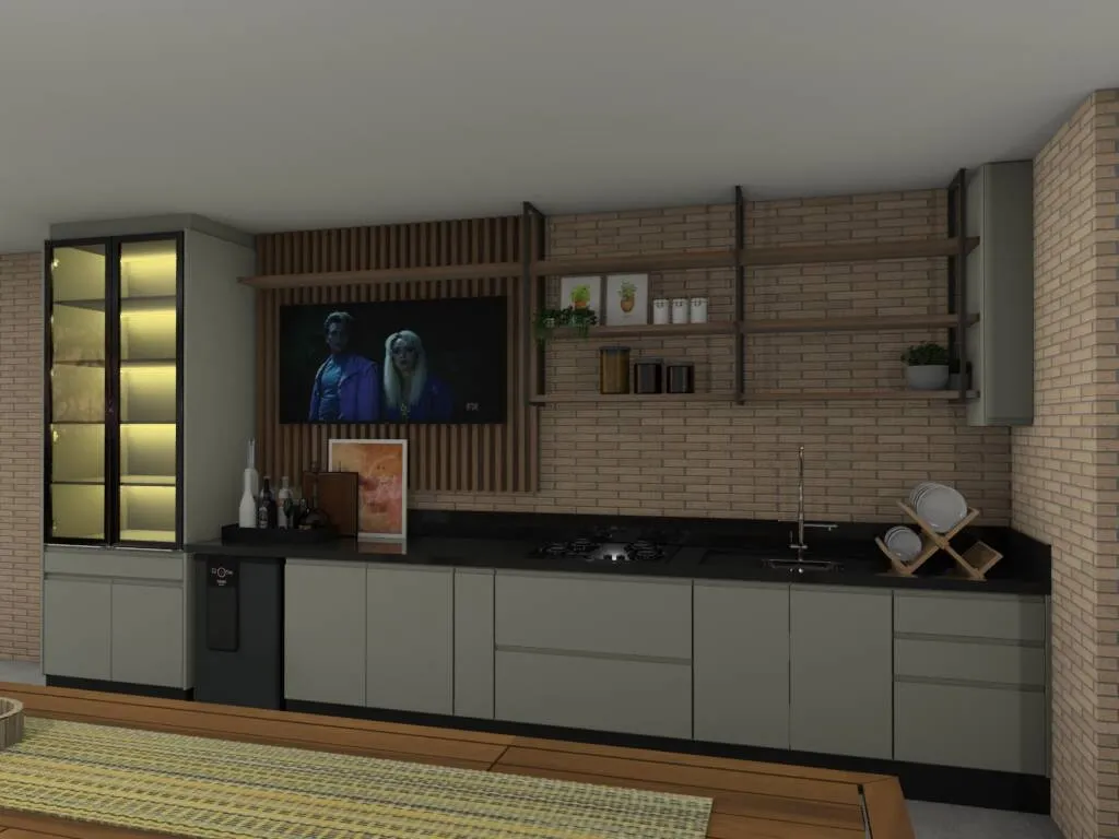 Imagem Casa Mobiliada à venda em Cascavel, Loteamento Colina Dourada - 140m²