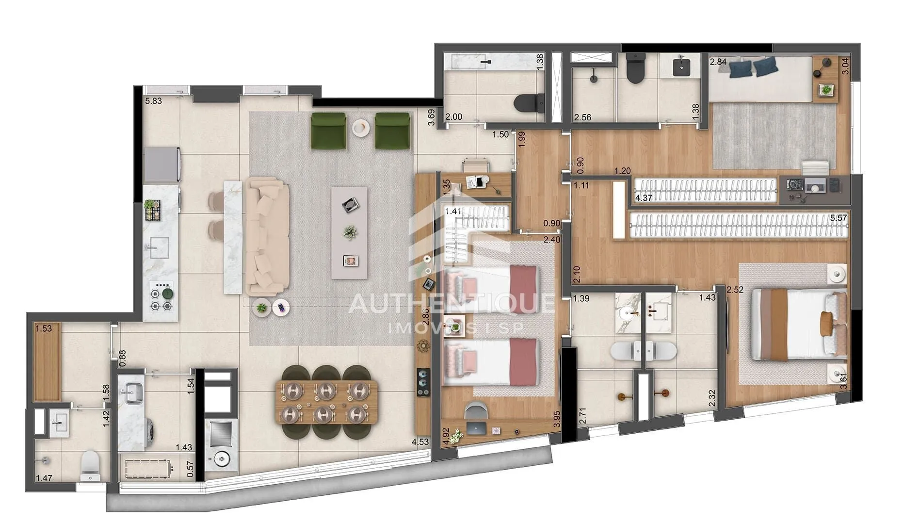 Imagem MONOGRAM MOEMA - Apartamento à venda no bairro Moema - São Paulo/SP, Zona Sul