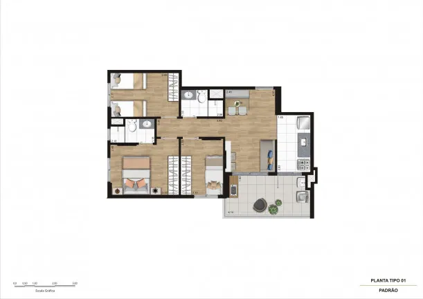 Imagem Apartamento com 2 Quartos à Venda, 42 m² em Vila Vermelha - São Paulo