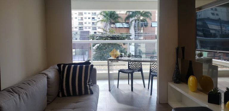 Foto do imóvel APARTAMENTO 48,40M², 1 SUÍTE, TERRAÇO COM 1 VAGA DE GARAGEM COBERTA A VENDA - MOEMA- SÃO PAULO / SP - ZONA SUL em AVENIDA JANDIRA