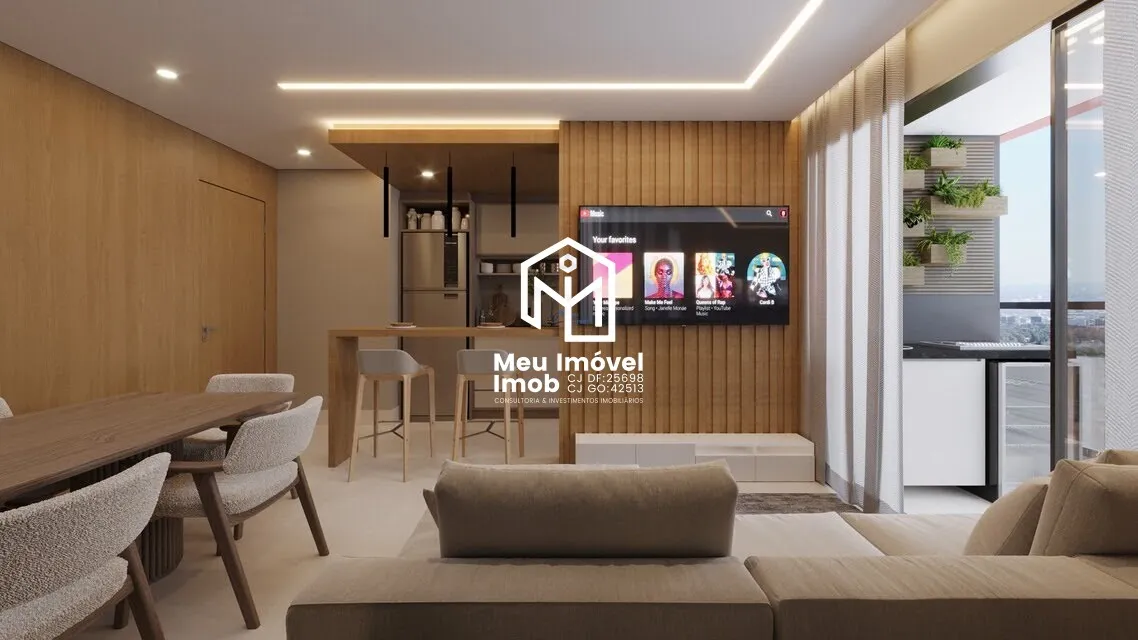 Imagem Res. Vivant Apto 3 Quartos 1 Suíte 2 Vagas 75m² Luziânia/GO