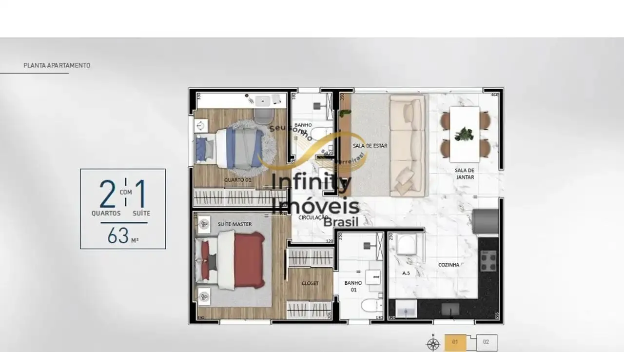 Imagem Espírito Santo Residencial - Apartamento à venda no bairro São Lucas - Belo Horizonte/MG