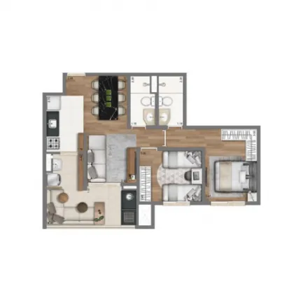 Imagem Apartamento com 2 Quartos à Venda, 60 m² em Vila Mazzei - São Paulo