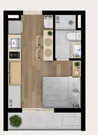 Imagem Apartamento à venda no bairro Tingui - Curitiba/PR